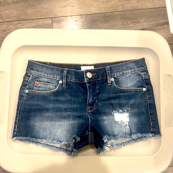 EUC! Hudson Amber Cut Off Mini Shorts - Picture 2 of 11